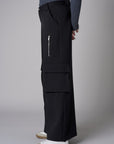 Love your look in the exclusive 'Black' Wide Leg Cargo Pant.