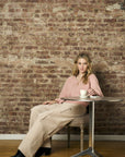 The perfect blend of style and color: 'Bone White' Wide Leg Cargo Pant.