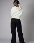 Create your signature style with our 'Black' Trouser Track Pant.