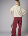 Add sophistication with the unique 'Maroon' Trouser Track Pant.