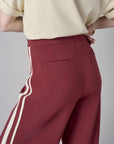 Add sophistication with the unique 'Maroon' Trouser Track Pant.