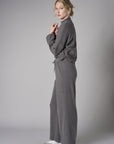 Turn heads with this modern 'Gray' Pintuck Lounge Pant.