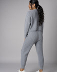 The 'Gray' Cable Knit Jogger: designed for versatile appeal.
