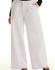 Lilac Wide Leg Trouser Jean- Twill