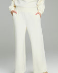 Cream Knit Cord Lounge Pant