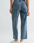 Medium Indigo Denim Relaxed Leg Jean