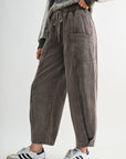 Mushroom Pull On Barrel Pant