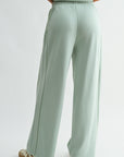 Soft Sage Petite Lace Mixed Lounge Pant