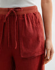 Paprika Relaxed Patch Pocket Crop