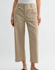 Burlap Wide Crop Patch Pocket Pant