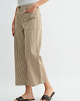 Burlap Wide Crop Patch Pocket Pant