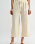 Parchment Cropped Pant