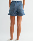 Medium Indigo Denim Utility Short