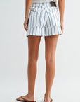 White Striped Short