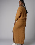 Ochre Maxi Sweater Skirt