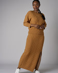 Ochre Maxi Sweater Skirt