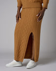Ochre Maxi Sweater Skirt