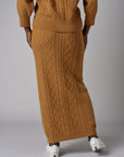 Ochre Maxi Sweater Skirt