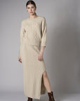 Sand Maxi Sweater Skirt