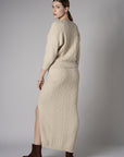 Sand Maxi Sweater Skirt