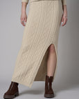Sand Maxi Sweater Skirt