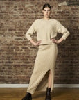 Sand Maxi Sweater Skirt