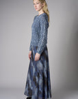 Bring your style to life with the 'navy' Belle Maxi Skirt – perfect for any occasion.
