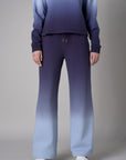 Navy Dip-Dye Long Sleeve Crew Neck Sweatshirt