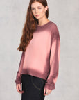 Blush Spot Dye Sweatshirt