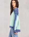 Mint Spot Dye Sweatshirt