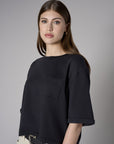 Stand out in our elegant Coram T-Shirt in beautiful 'Black'.