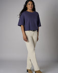 Feel fabulous every day in the 'Navy' Coram T-Shirt, crafted for those who love eye-catching style.