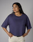 Feel fabulous every day in the 'Navy' Coram T-Shirt, crafted for those who love eye-catching style.