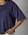 Feel fabulous every day in the 'Navy' Coram T-Shirt, crafted for those who love eye-catching style.