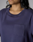 Feel fabulous every day in the 'Navy' Coram T-Shirt, crafted for those who love eye-catching style.