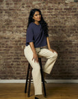 Feel fabulous every day in the 'Navy' Coram T-Shirt, crafted for those who love eye-catching style.