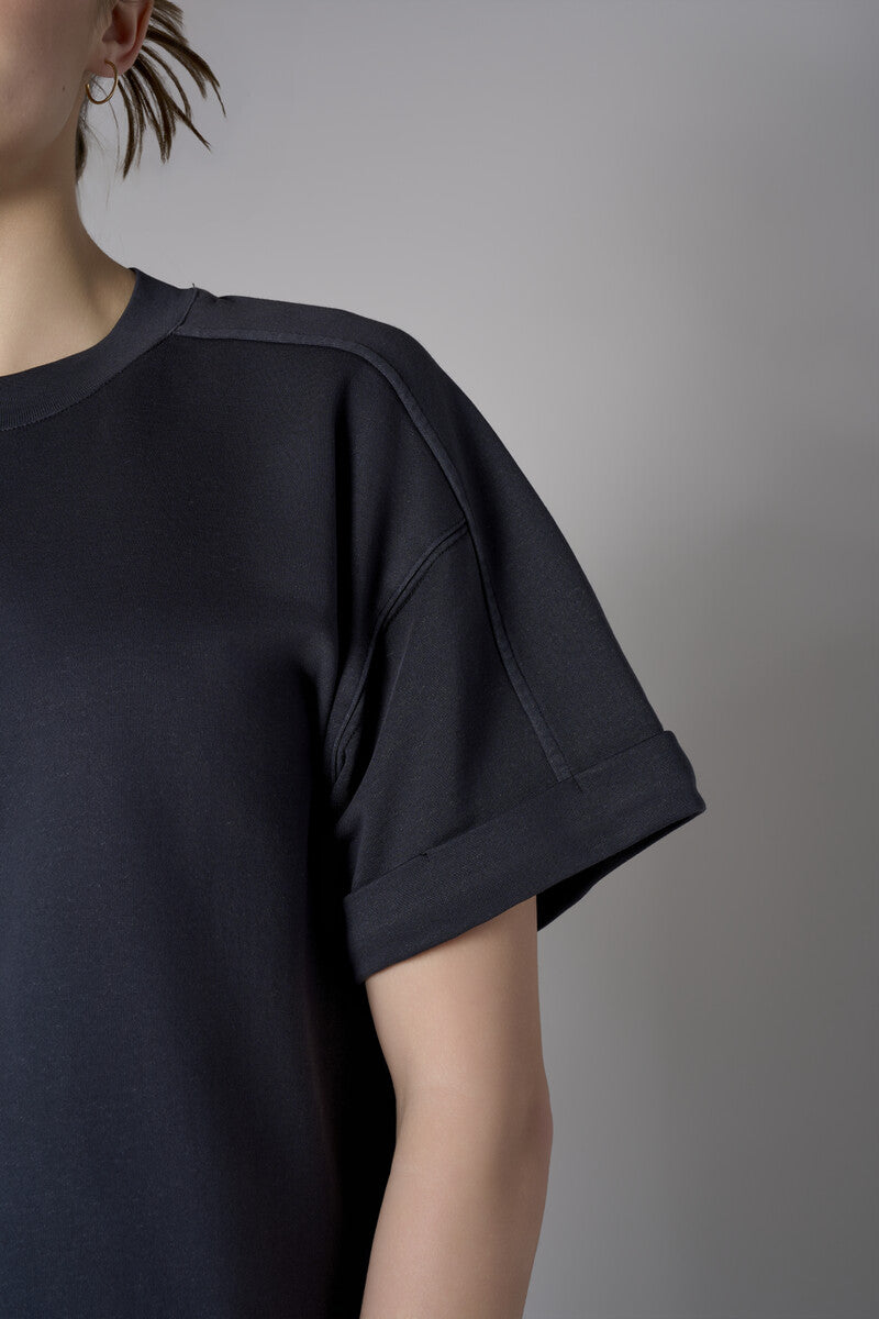 The 'Black' Brie Sweatshirt delivers both comfort and refined flair.