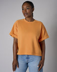 Step up your look with this unique 'Marigold' Brie Sweatshirt.