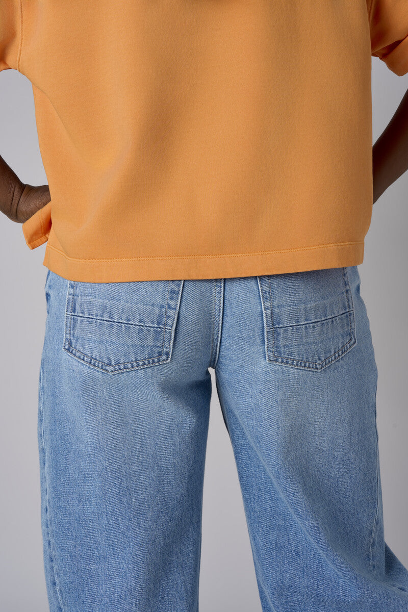 Step up your look with this unique 'Marigold' Brie Sweatshirt.