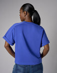 Step up your look with this unique 'Royal Blue Sweatshirt.