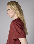 Inject your wardrobe with the vivid 'Maroon' Brie Sweatshirt.