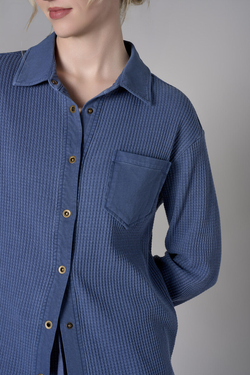 Love your look in the warm 'Blue' Camden Shirt.