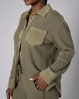 A stunning twist: the 'Light Olive' Camden Shirt brings freshness to your style.