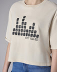 Bring your style to life with the 'Bone White' Coram Graphic T-Shirt – perfect for any occasion.