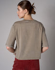 Bring your style to life with the 'Light Olive' Coram Graphic T-Shirt – perfect for any occasion.