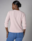 Feel fabulous every day in the 'Petal' Henley Top, crafted for those who love versatile style.