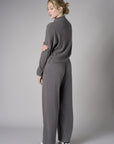 Love your look in the refreshing 'Gray' Funnel Neck Top.