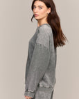 Spruce Reverse Loop Spliced Sweatshirt