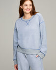 Heather Gray Contrast Stitch Sweatshirt