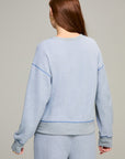 Heather Gray Contrast Stitch Sweatshirt